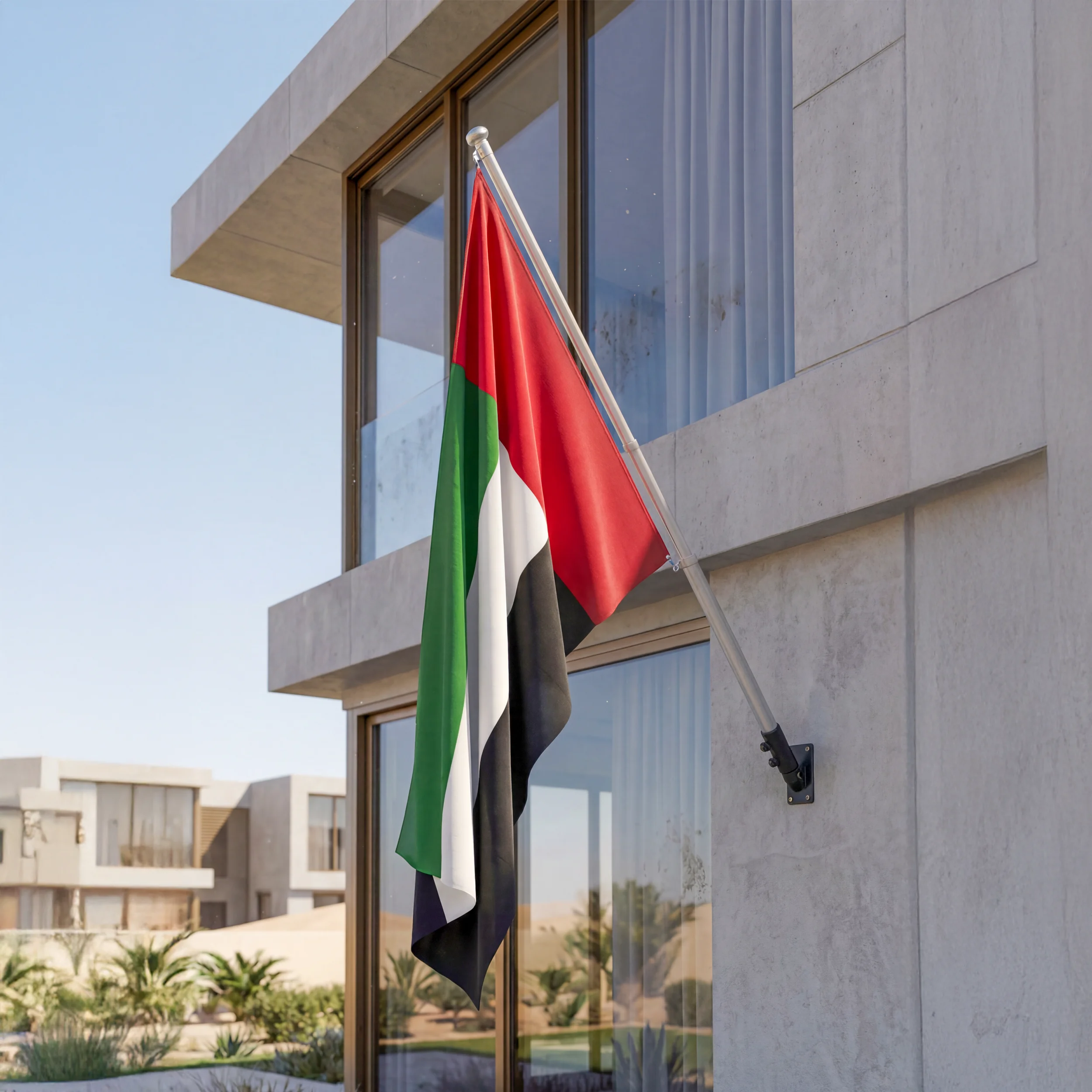 Proud of UAE – Premium Wall Flag