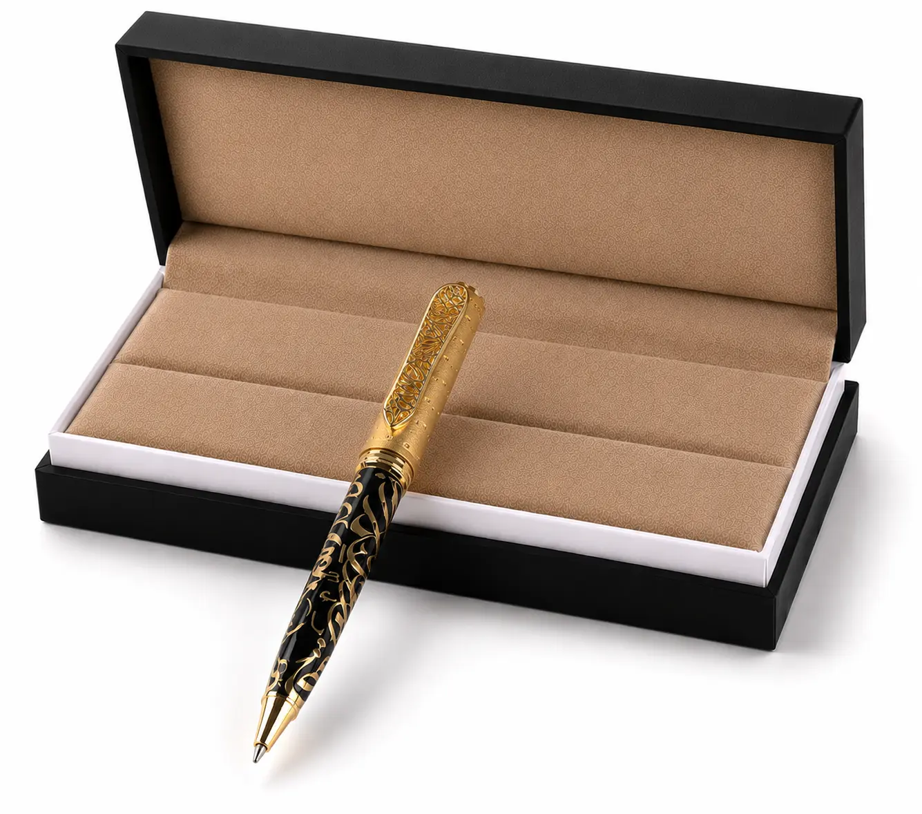VIP Pen Set — Calligraphy, Castle & Emirate Shapes — Castle