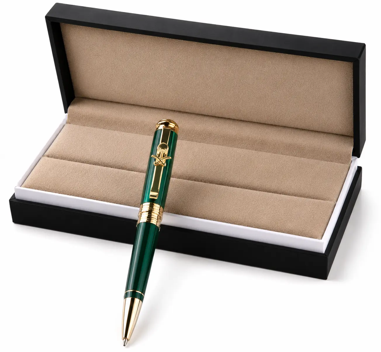 VIP Pen Set — Calligraphy, Castle & Emirate Shapes — KSA