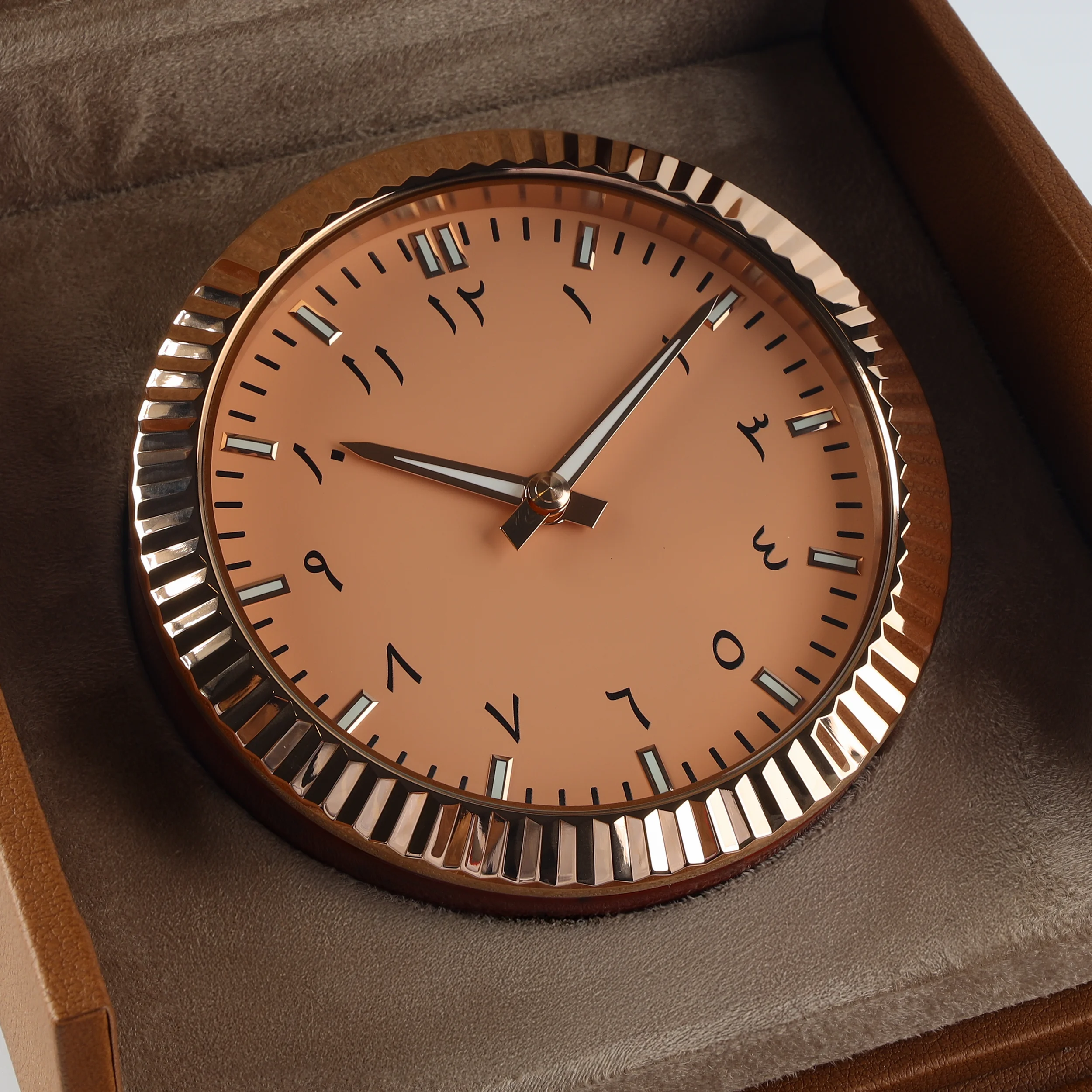 Desk Clock — Arabic & Roman Numerals