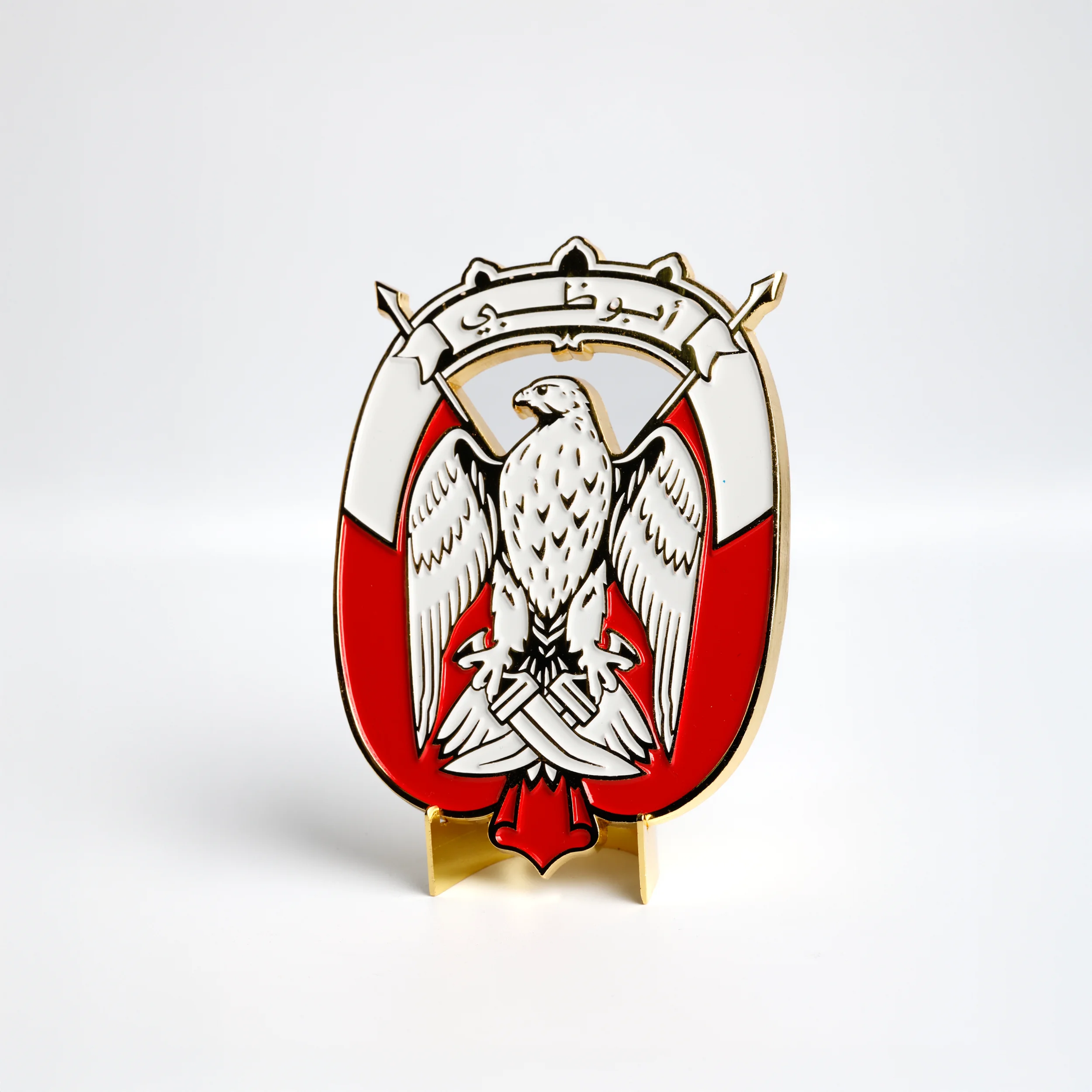 Abu Dhabi Metal Stand — Red